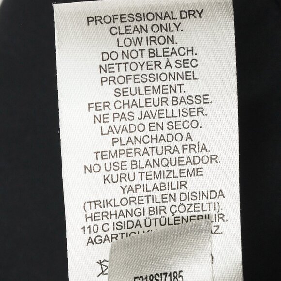 Tibi Black Silk CDC Peplum Top - Picture 10 of 10